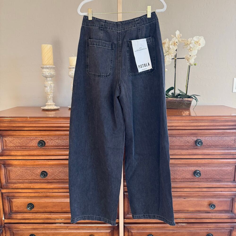 Pistola Lottie High Rise Relaxed Bowed Leg Jeans Zen Wash 26 NWT - Picture 10 of 13